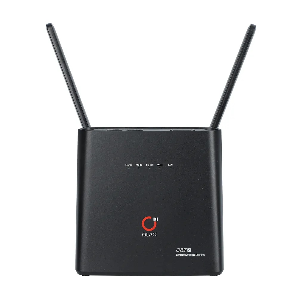 WiFi-роутер 3G 4G LTE OLAX AX9 PRO B (Cat.4, MIMO, LAN х 2, RJ11, VoLTE,  ант. разъемы SMA x 2, АКБ 4000 мАч, FIX TTL). Купить WiFi-роутер 3G 4G LTE  OLAX AX9