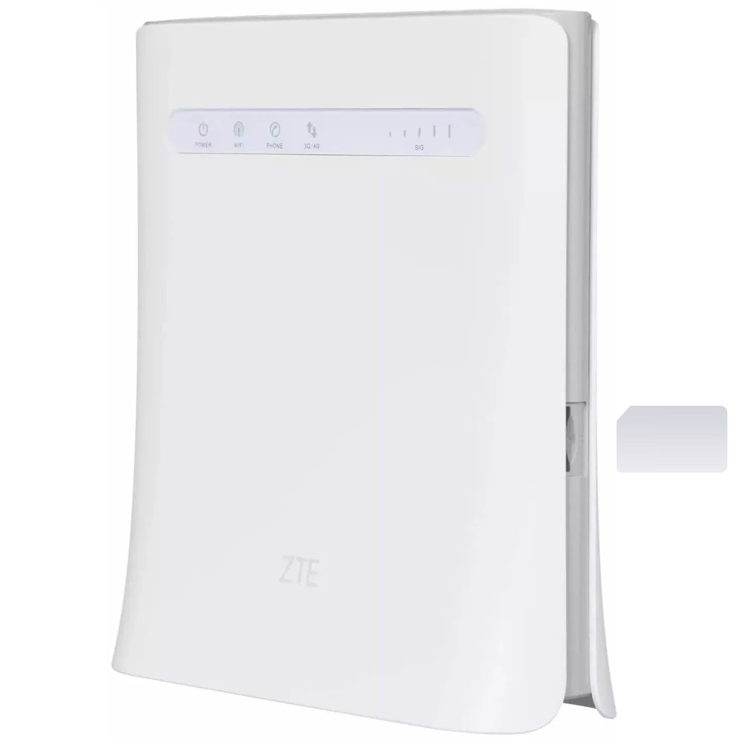 Купить WiFi-роутер 3G 4G+ LTE-A ZTE MF286 (Cat.6, WiFi 2.4+5 ГГц,  гигабитные LAN x 4, WAN, SIP, VoIP, ант. разъемы SMA x 2) для любой  SIM-карты любого оператора недорого с доставкой по