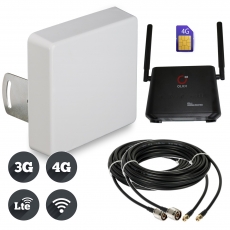 Комплект усиления 3G 4G MAX: WiFi-роутер для SIM-карт + внешняя MIMO-антенна