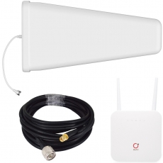Комплект усиления 3G 4G UNO: внешняя антенна + WiFi-роутер для SIM-карт
